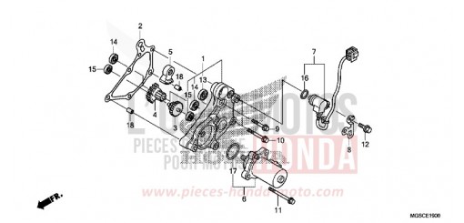 DEMULTIPLICATEUR NC700DD de 2013